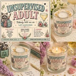 Unsupervised Adult Tea Light Candle Set